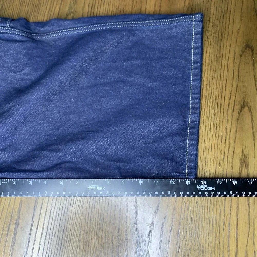 Dickies Dark Wash Denim Carpenter Shorts Relaxed Fit Baggy Streetwear Jean